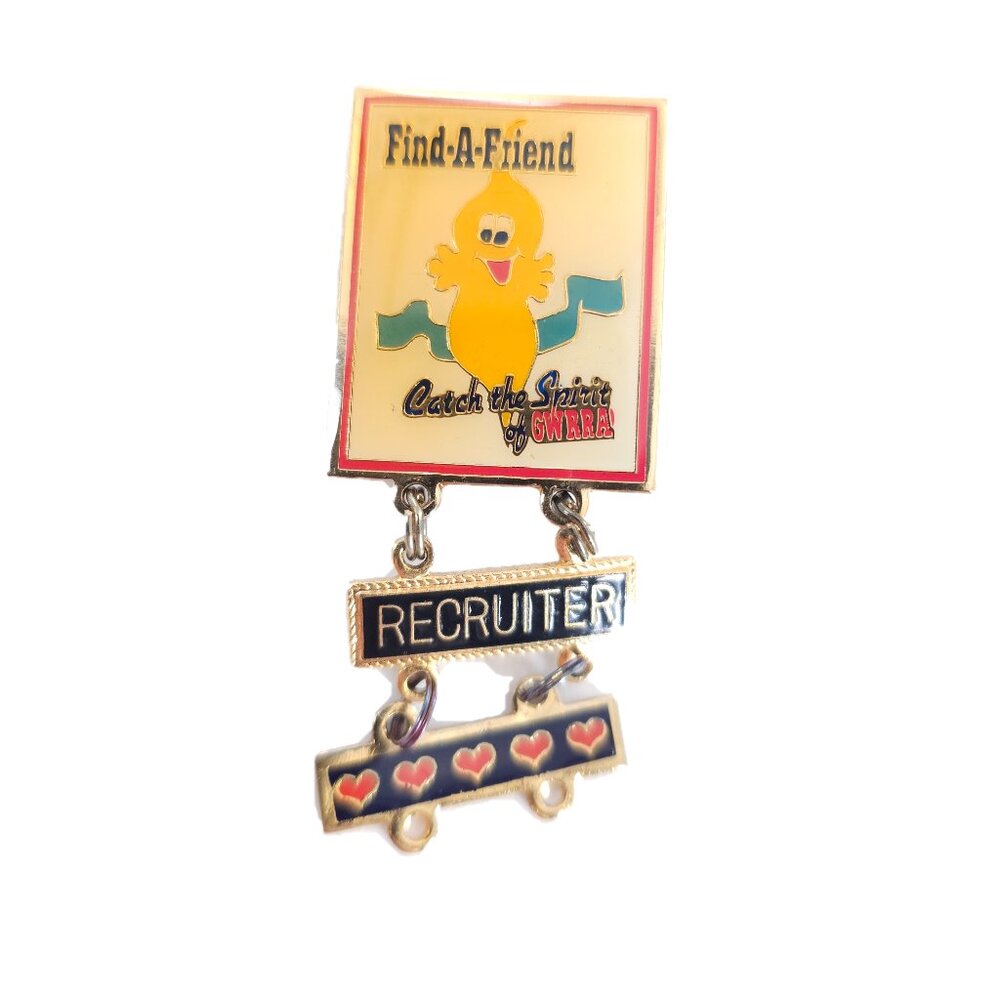 GWRRA Find A Friend Catch the Spirit Recruiter Pin